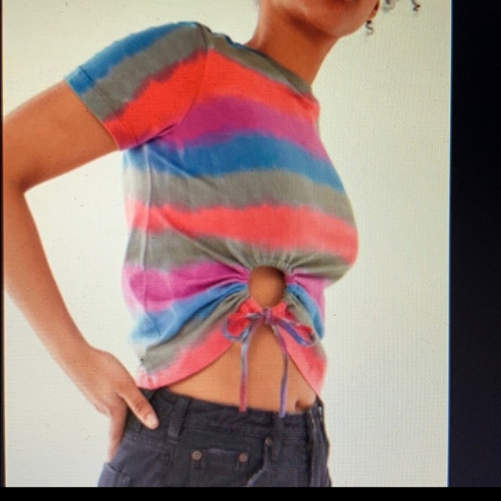 Urban Outfitters tie dye crop top